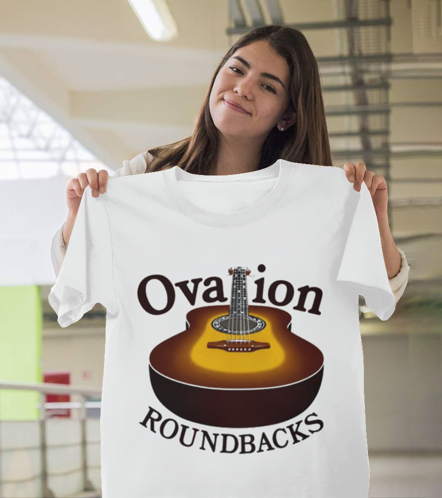 Ovation Roundbacks Acoustic Guitar Folk Music T-Shirt