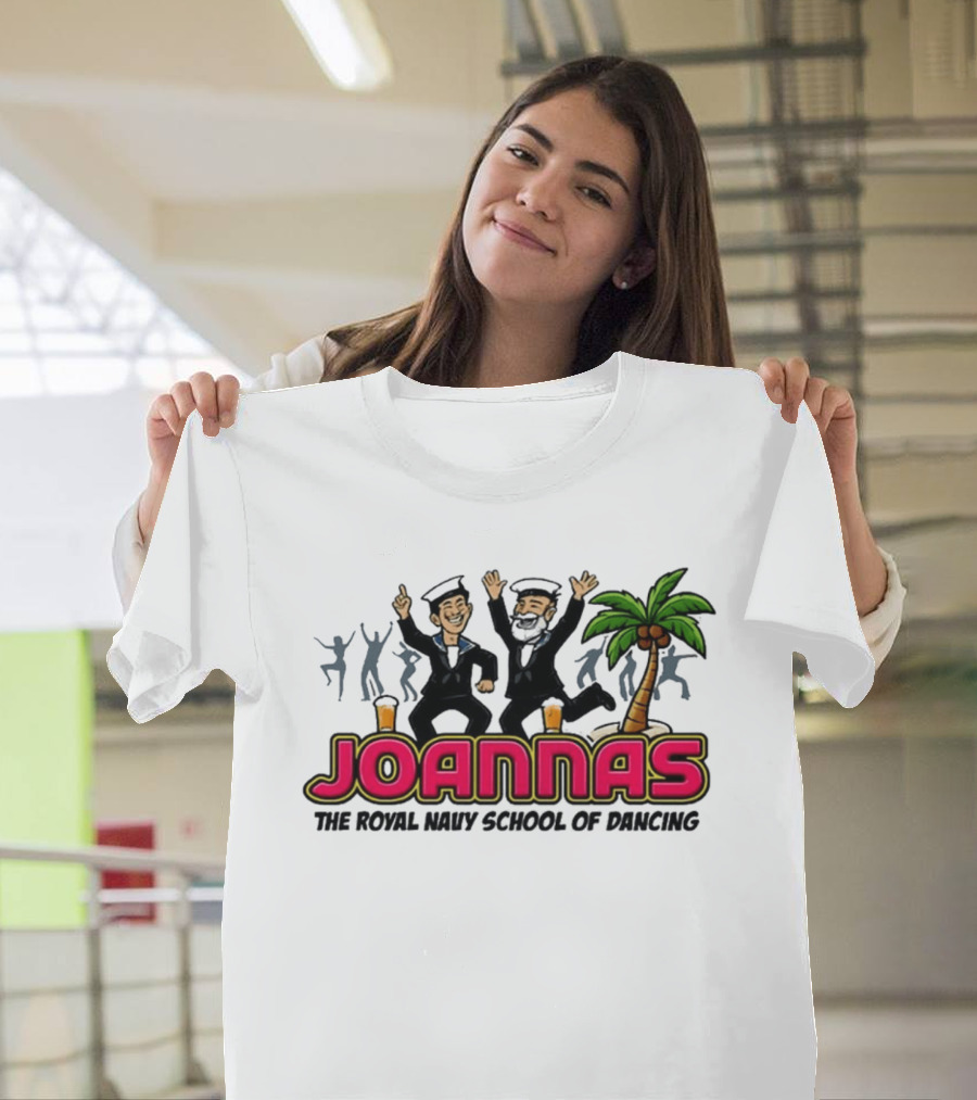 Joannas The Royal Navy School Of Dancing Tropical Palm Party Vibe T-Shirt