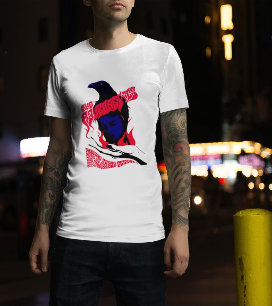 Raveonettes Austin Psych Fest Crow Fire Elements 2014 T-Shirt
