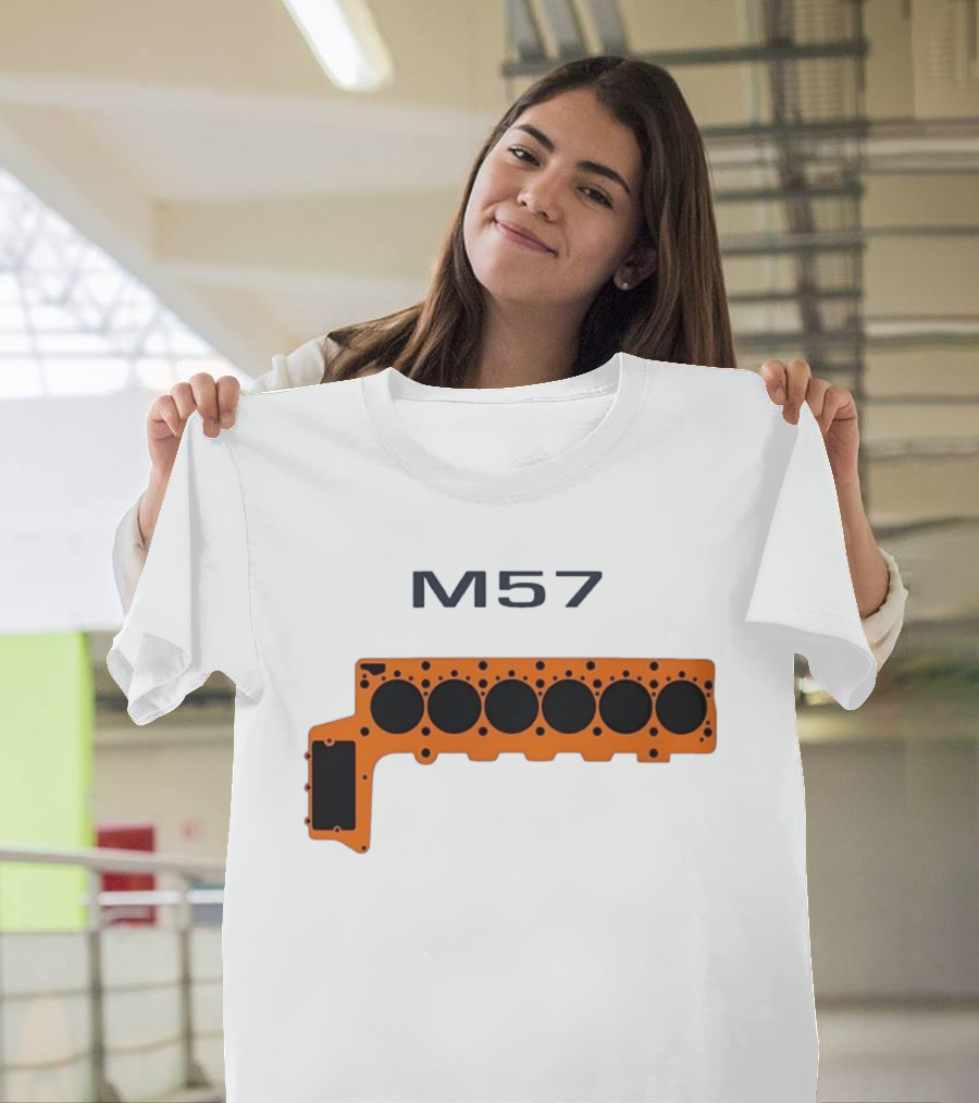 M57 Engine Components BMW Performance Straight Six T-Shirt