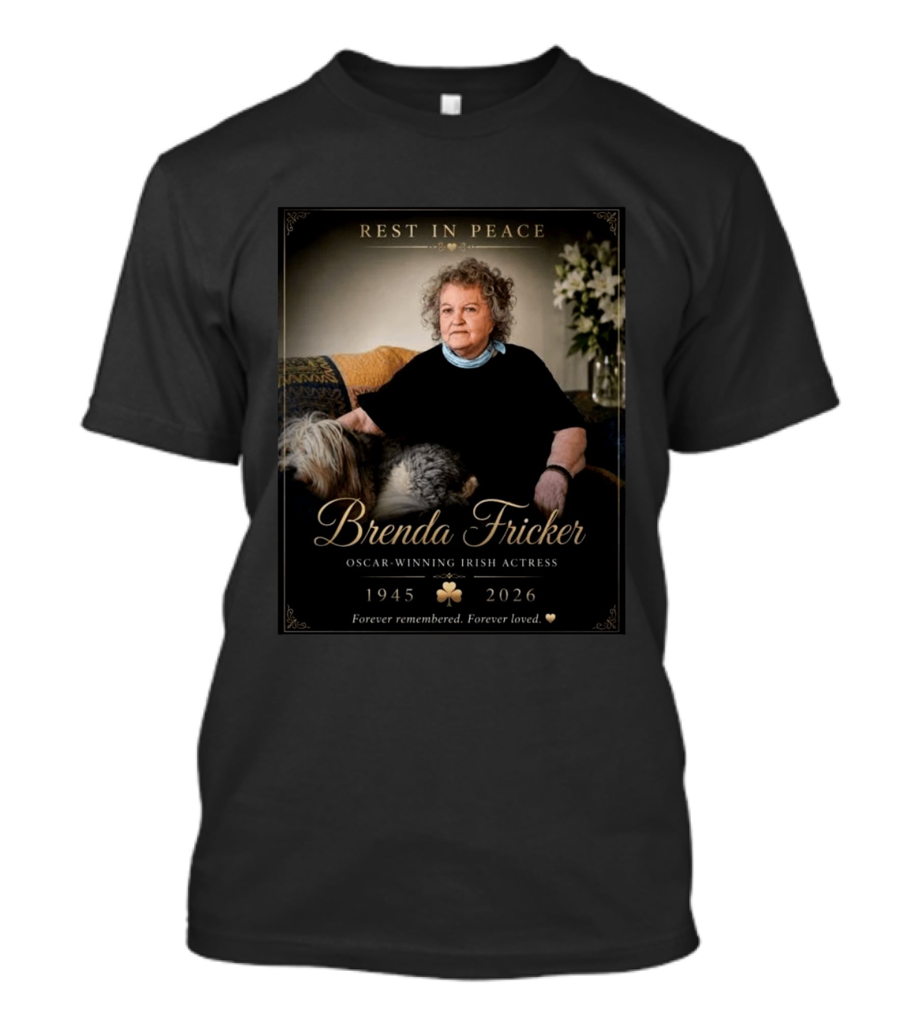 Rest In Peace Brenda Fricker Oscar Winning Irish Actress 1945 2026 Forever Remembered Forever Loved T-Shirt