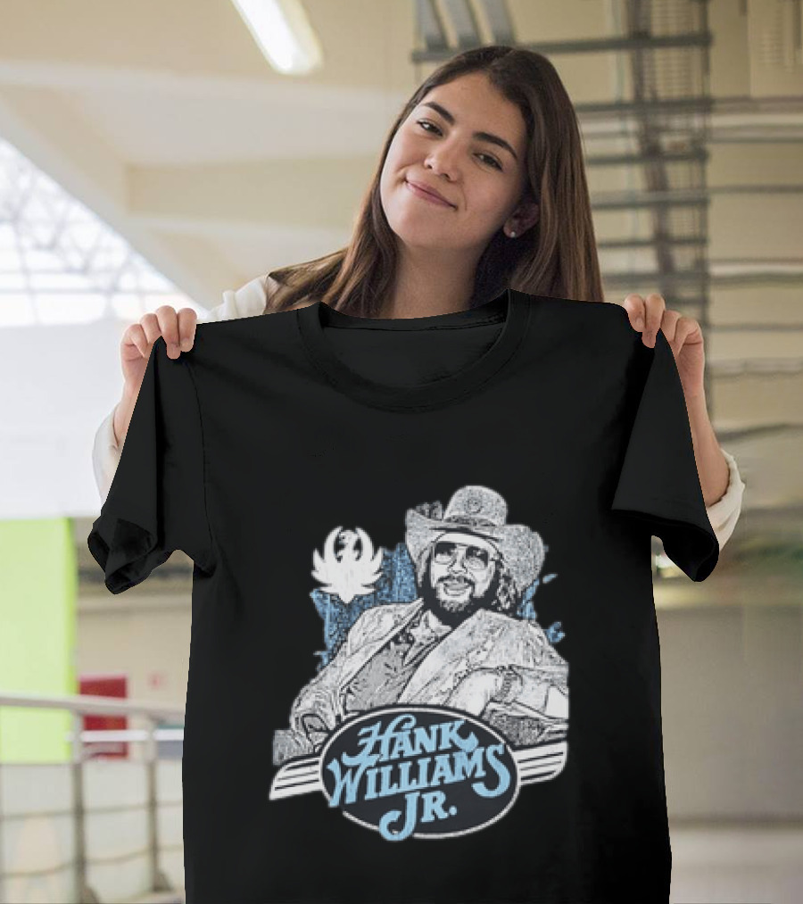 Hank Williams Jr 90s Anniversary Iconic Cowboy T-Shirt