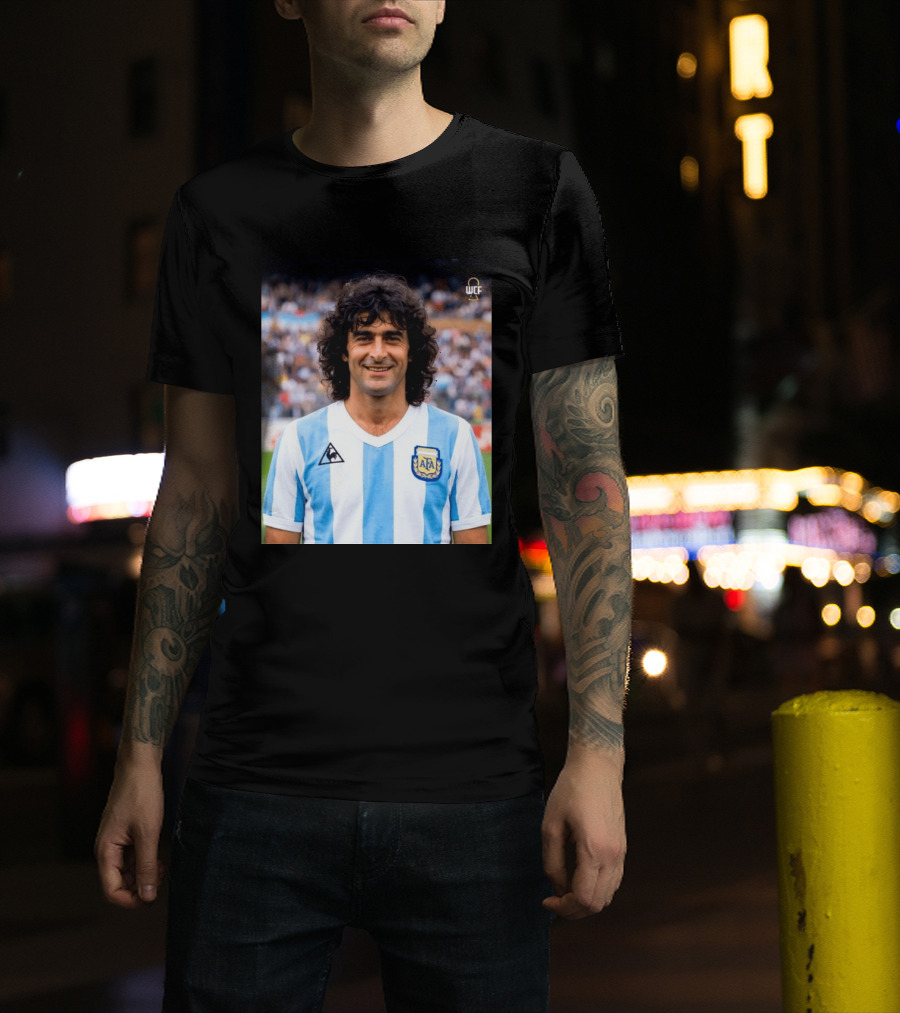 Happy Birthday Mario Kempes Argentina Football Legend AFA T-Shirt