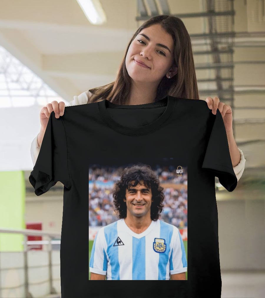 Happy Birthday Mario Kempes Argentina Football Legend AFA T-Shirt