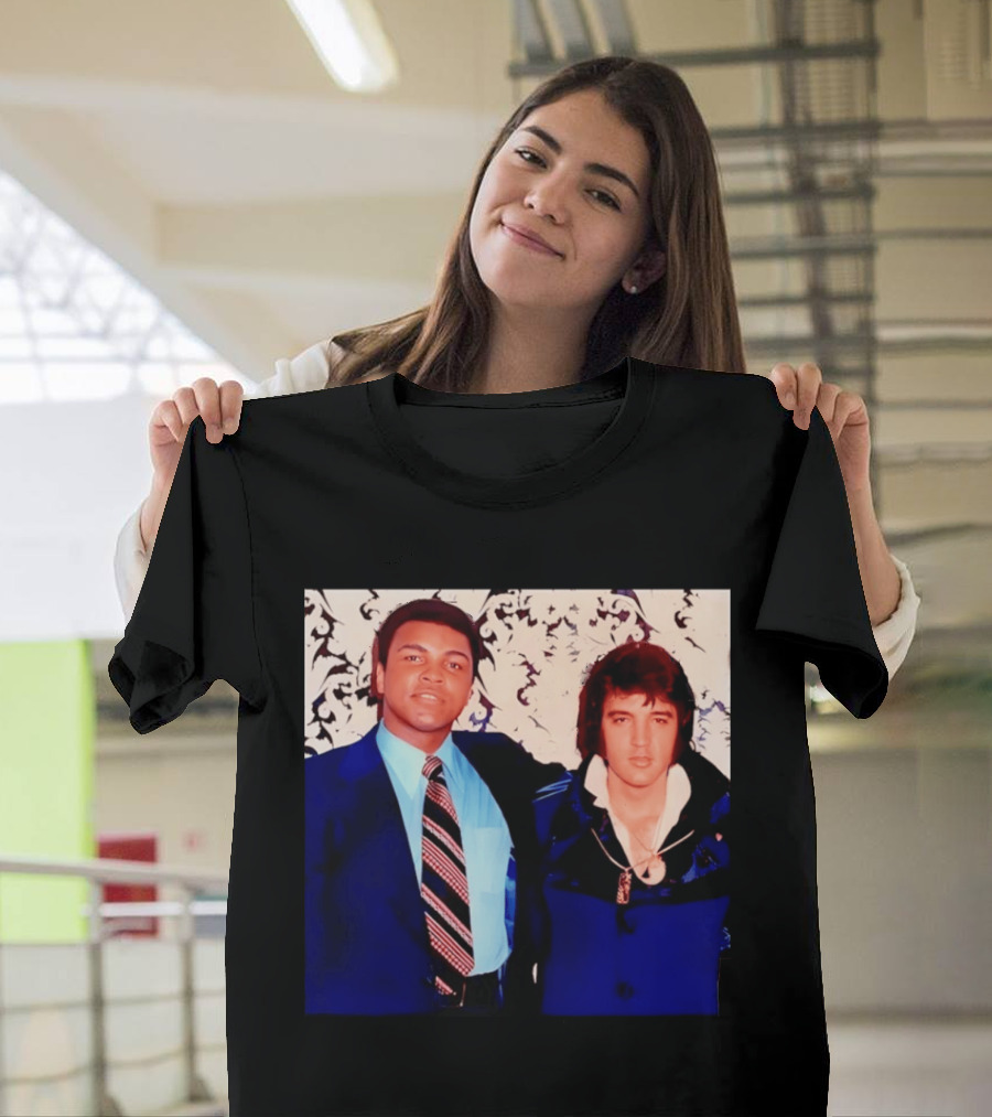 Muhammad Ali Elvis Presley Iconic Encounter T-Shirt