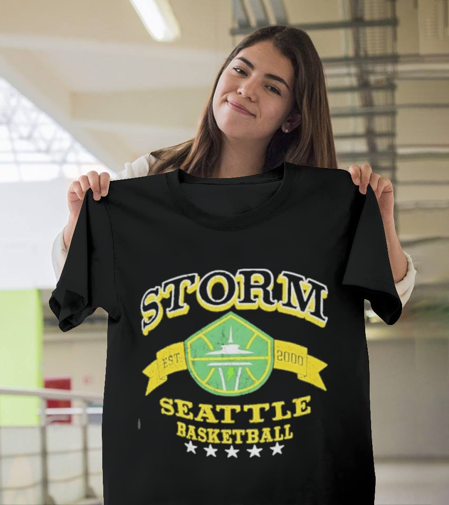 Seattle Storm Basketball Est 2000 WNBA T-Shirt