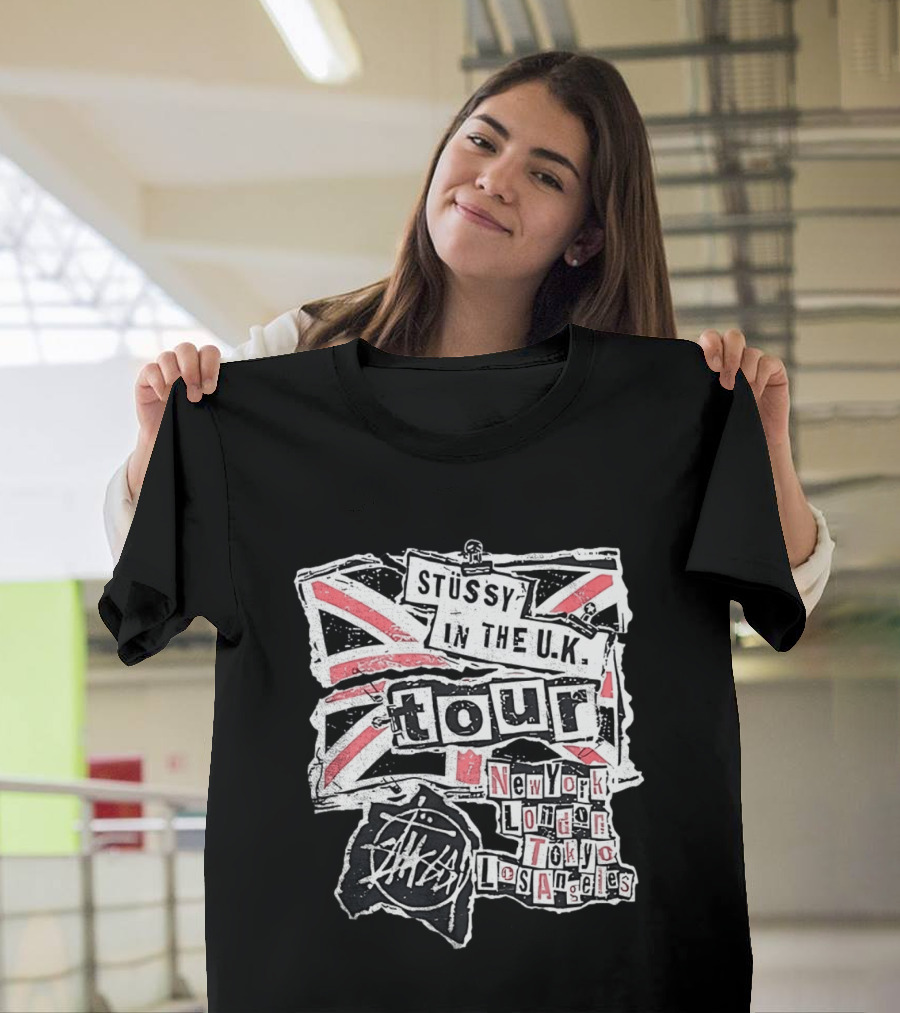 Stussy In The U.K. Tour New York London Tokyo Los Angeles T-Shirt