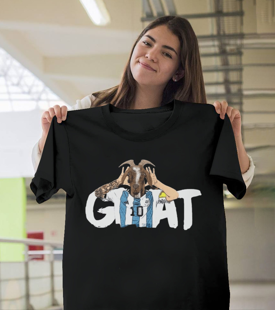 Lionel Messi Goat Argentinian Jersey Goat T-Shirt