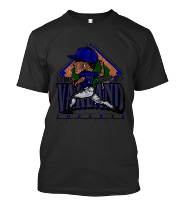 Louis Varland Toronto Blue Jays MLB Baseball Caricature T-Shirt