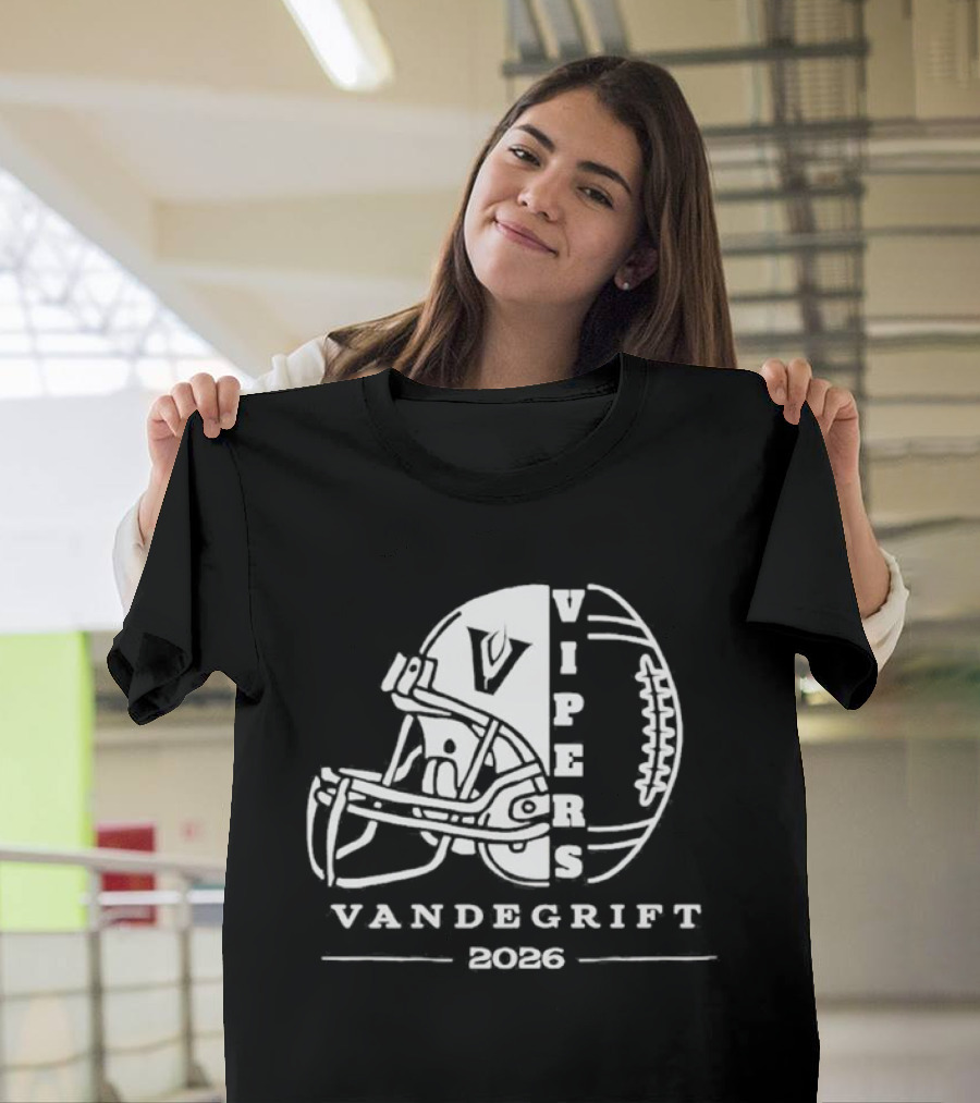 Vandegrift Vipers Football Helmet 2026 T-Shirt