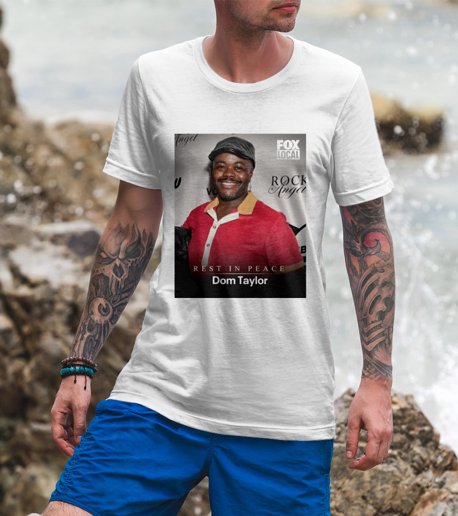 Rest In Peace Dom Taylor Celebrating Caribbean Cuisine Netflix Five Star Chef T-Shirt