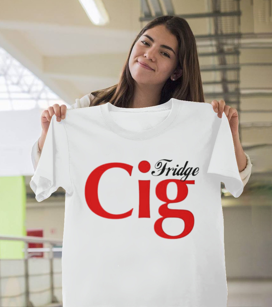 Fridge Cig Red Lettering T-Shirt