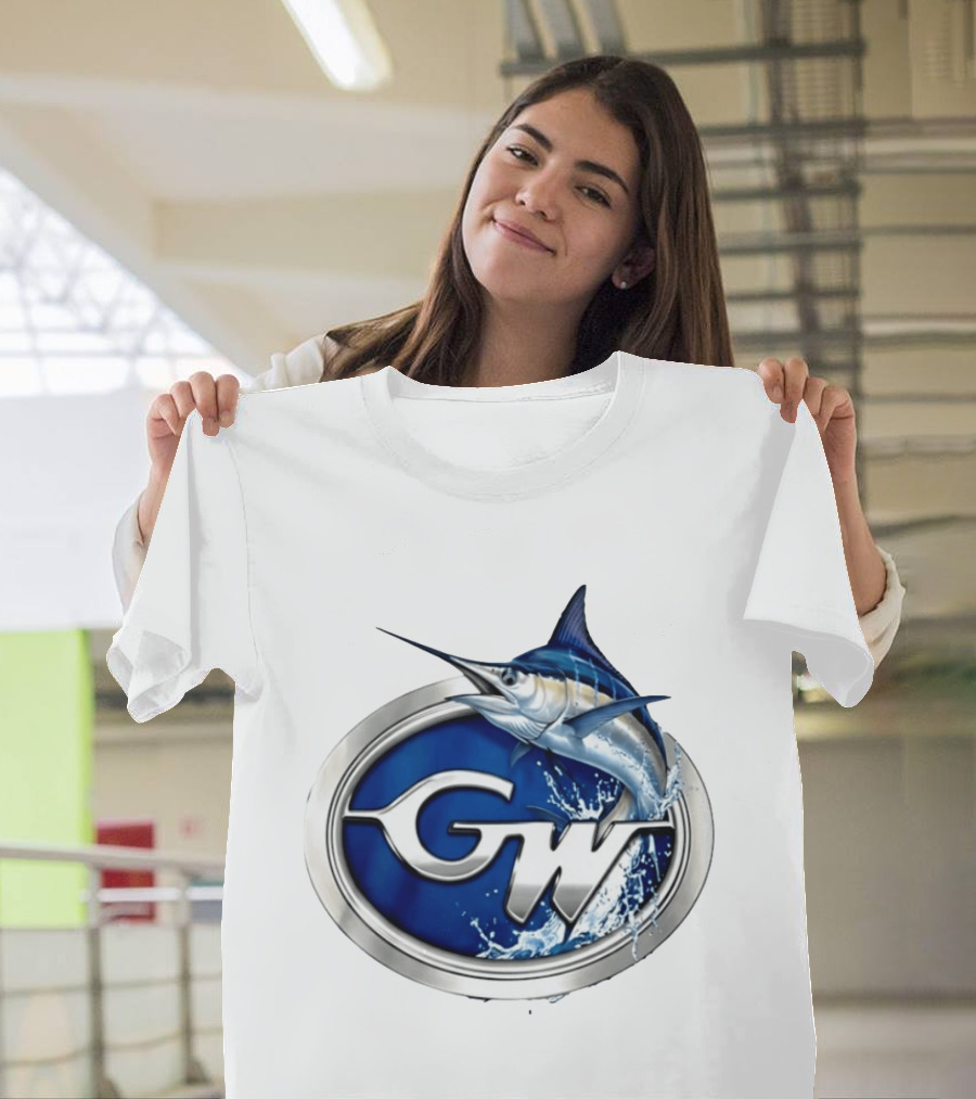 Grady White Boats GW Marlin Symbol Exceptional Attention To Detail T-Shirt