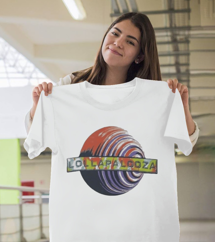 Lollapalooza Festival 2026 Sphere Logo Event Grant Park Chicago July 30 August 2 T-Shirt