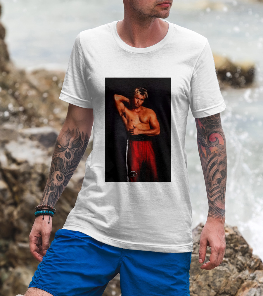 Stephen Kalyn Off Campus Body Maker Boxer Pose T-Shirt