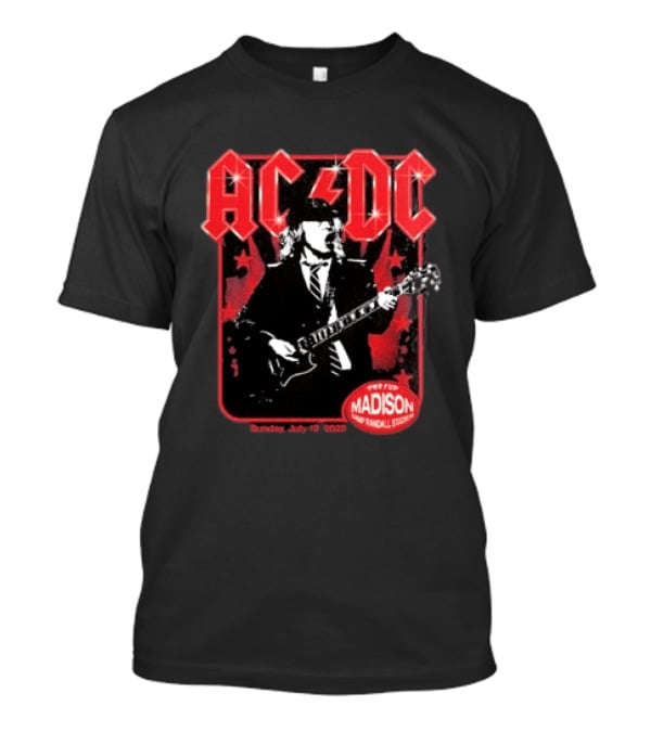 ACDC PWR Up Tour Madison Camp Randall Stadium July 19 2026 T-Shirt