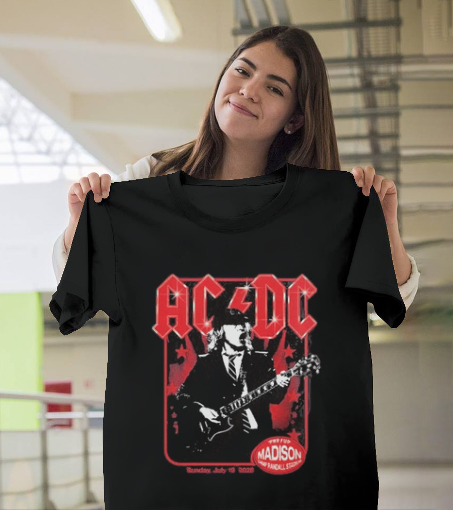 ACDC PWR Up Tour Madison Camp Randall Stadium July 19 2026 T-Shirt