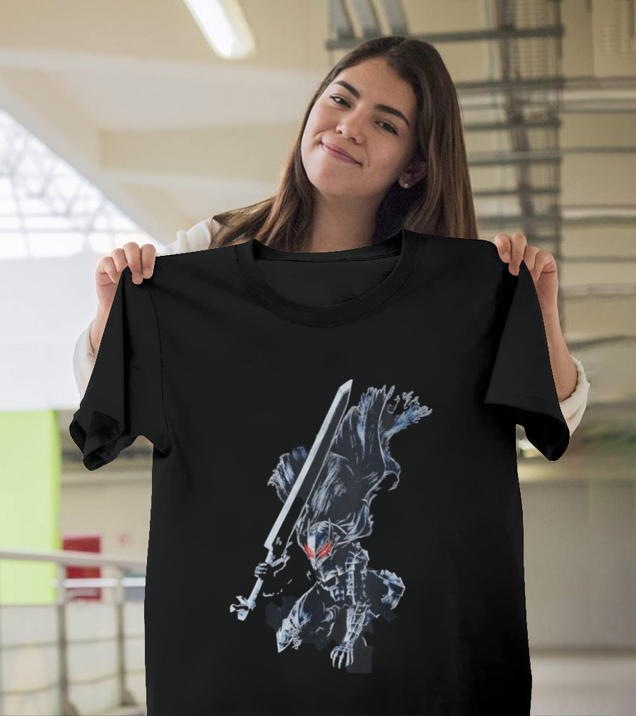 Berserk Guts Berserker Armor Dragonslayer Sword Action Pose T-Shirt