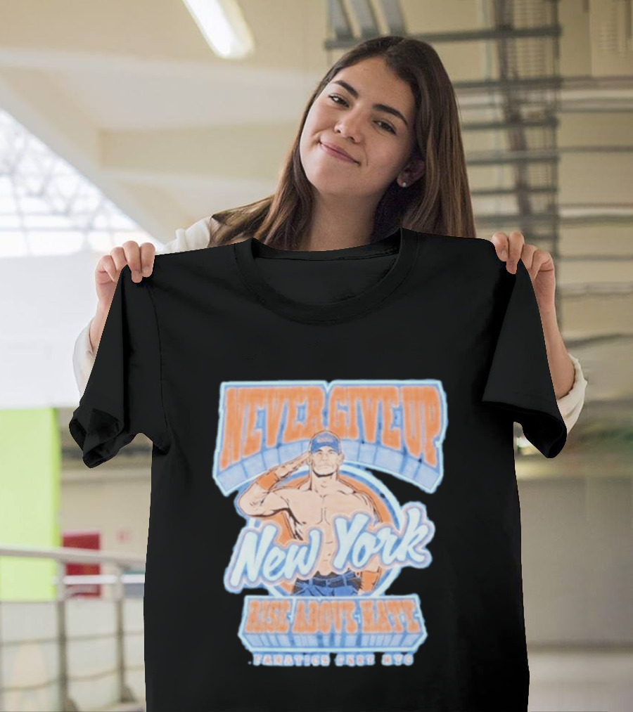Never Give Up New York Rise Above Hate Fanatics Fest NYC T-Shirt