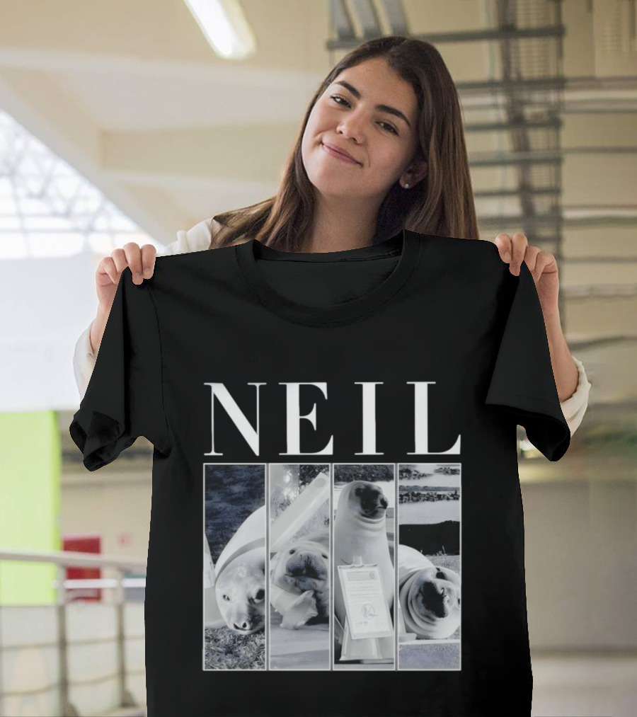 Neil The Seal Animal Meme Funny Seal Faces T-Shirt