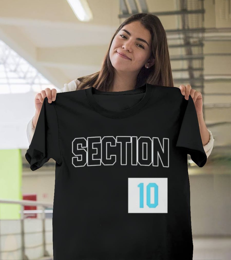 Section 10 Carolina Hurricanes Hockey Fan Gear T-Shirt