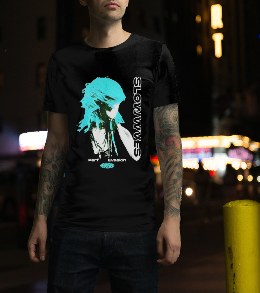 Slowwves Perfect Evasion Asia Blue Hair T-Shirt