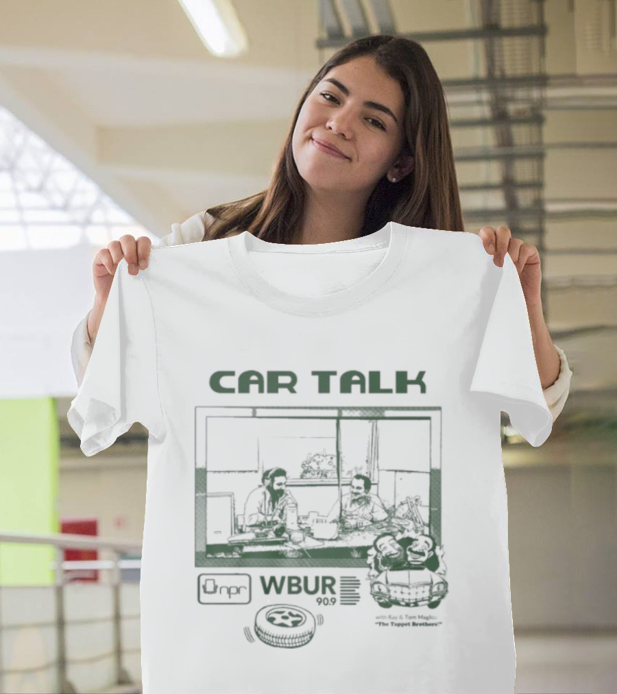 Car Talk NPR Podcast WBUR Engine Gear T-Shirt