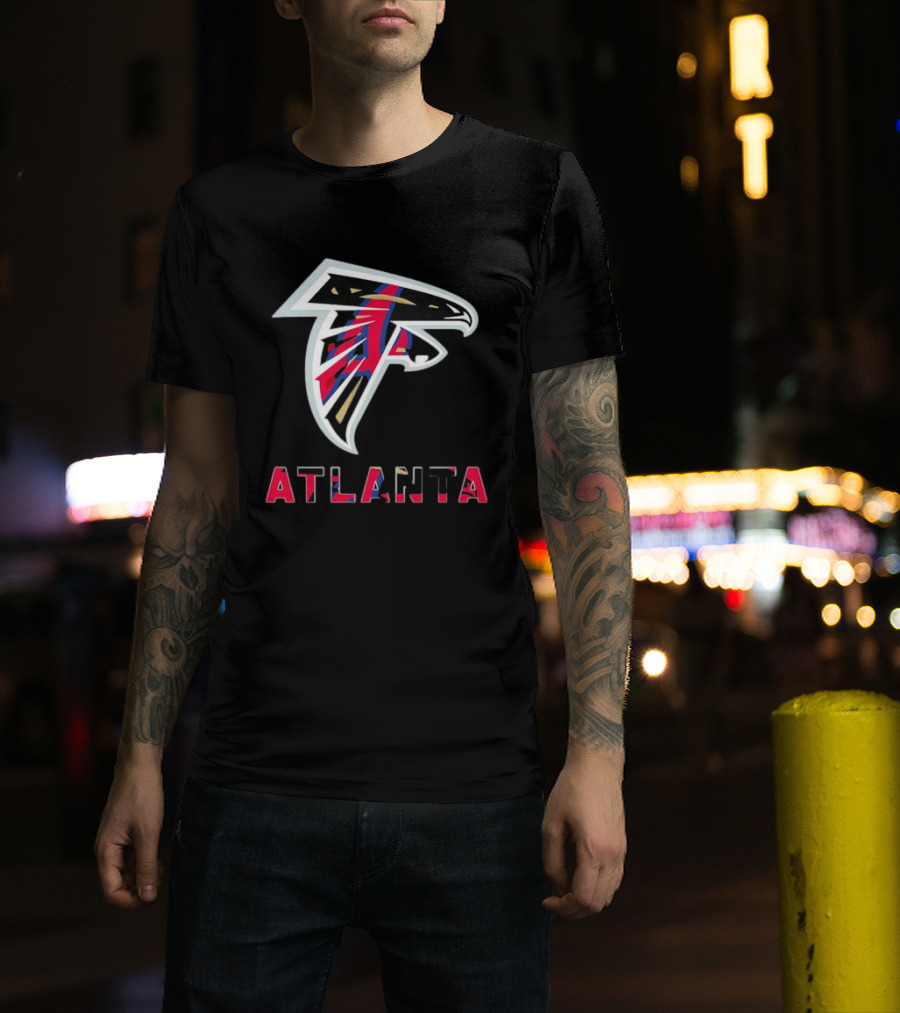 Atlanta Falcons Braves Hawks Bulldogs United Sports Mashup T-Shirt