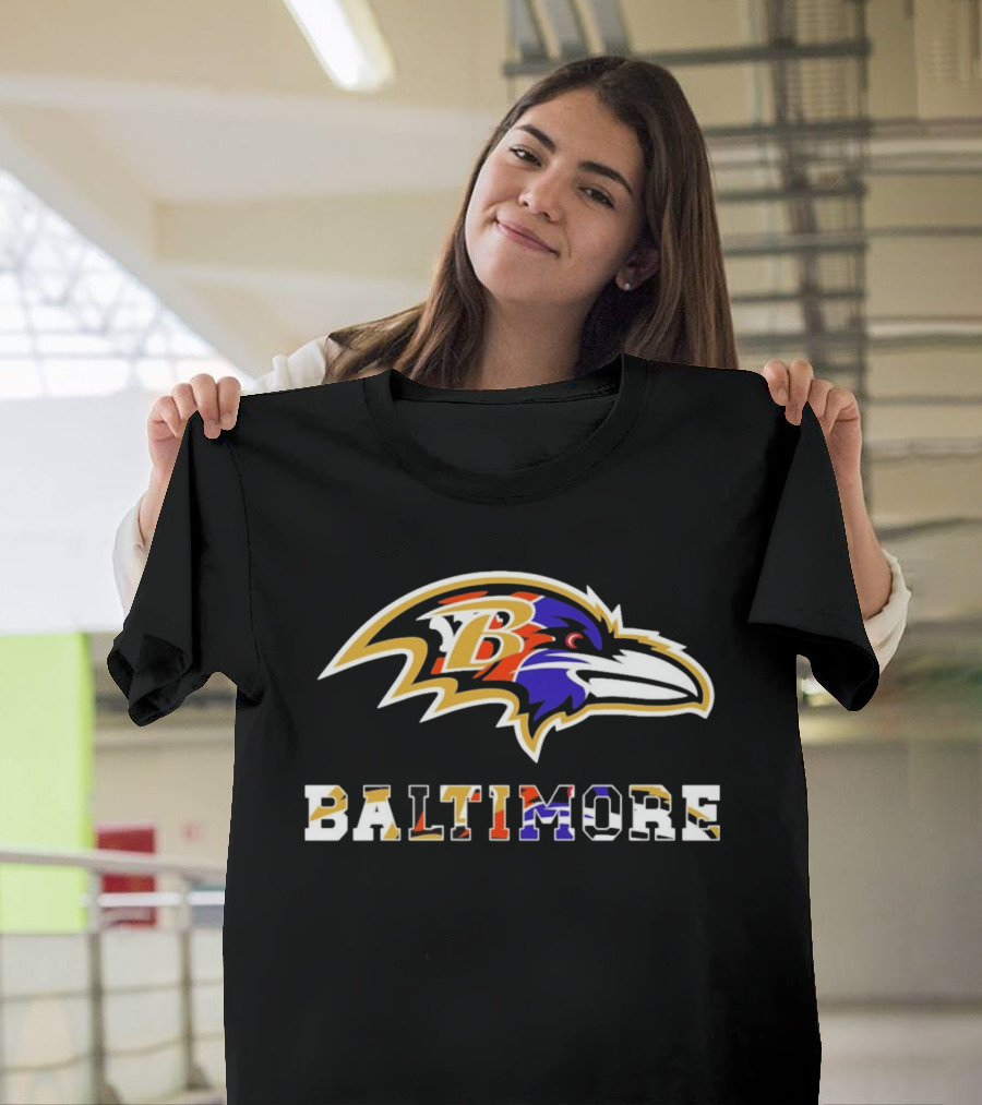 Baltimore Ravens Orioles Terrapins Sports Fusion T-Shirt