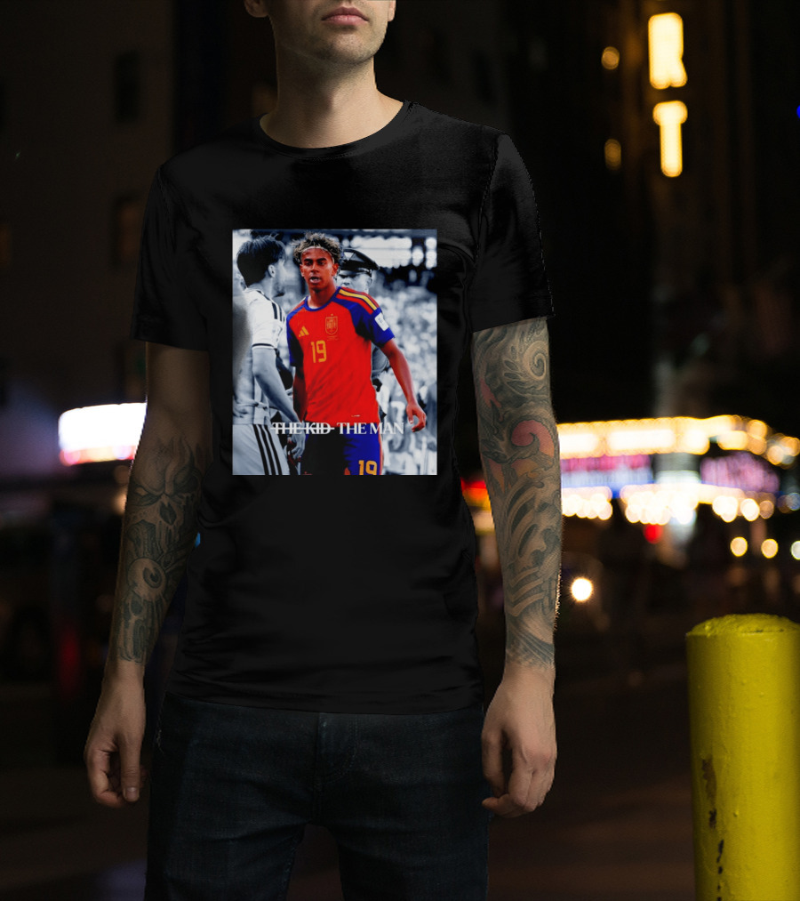 Spain 19 Lamine Yamal The Kid The Man T-Shirt