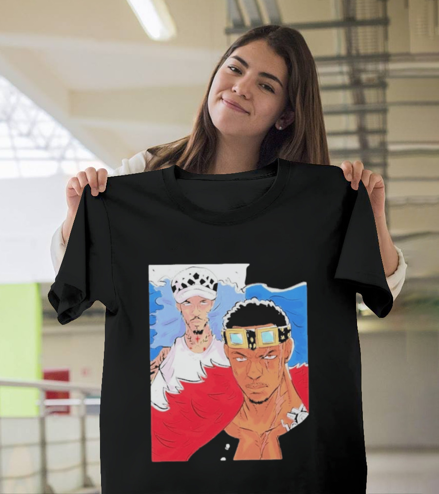 Minnesota Timberwolves Anthony Edwards Lamelo Ball Anime Crossover One Piece Fusion T-Shirt