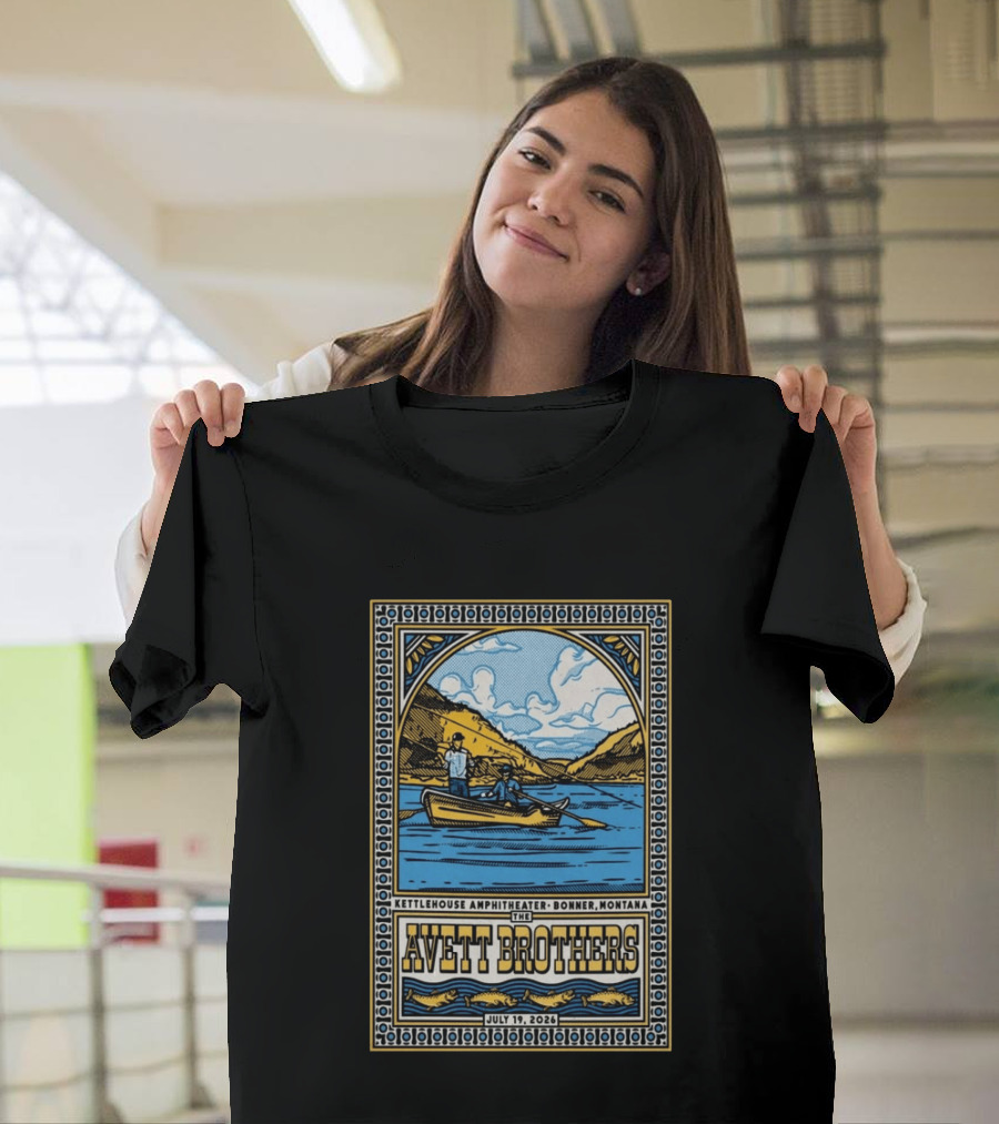 The Avett Brothers KettleHouse Amphitheater Bonner Montana July 19 2026 T-Shirt
