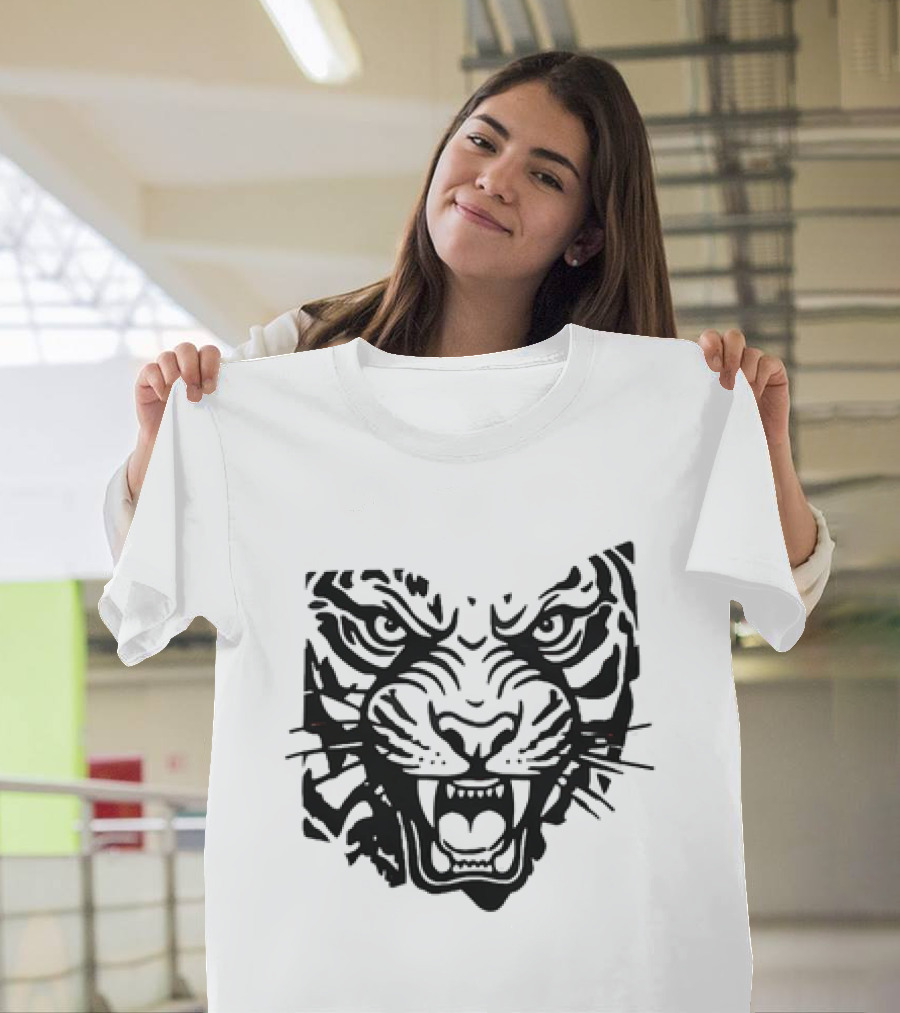 Cincinnati Bengals Ohio Growl Tiger Face T-Shirt