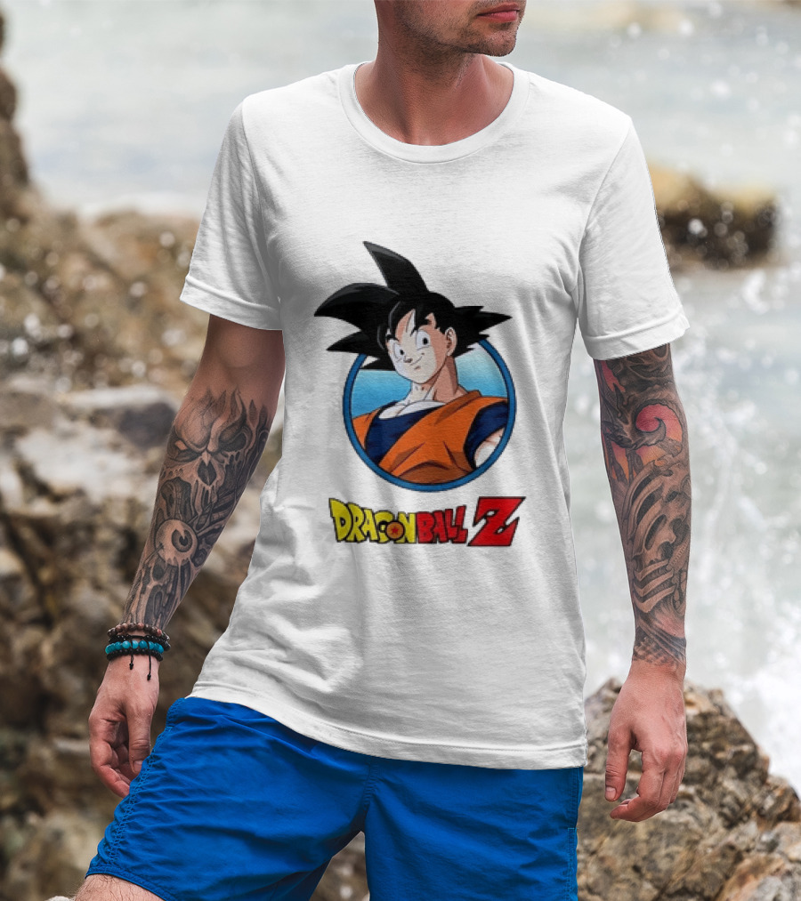 Dragon Ball Z Goku Face Anime T-Shirt