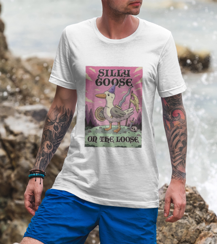Silly Goose On The Loose Medieval Adventure T-Shirt
