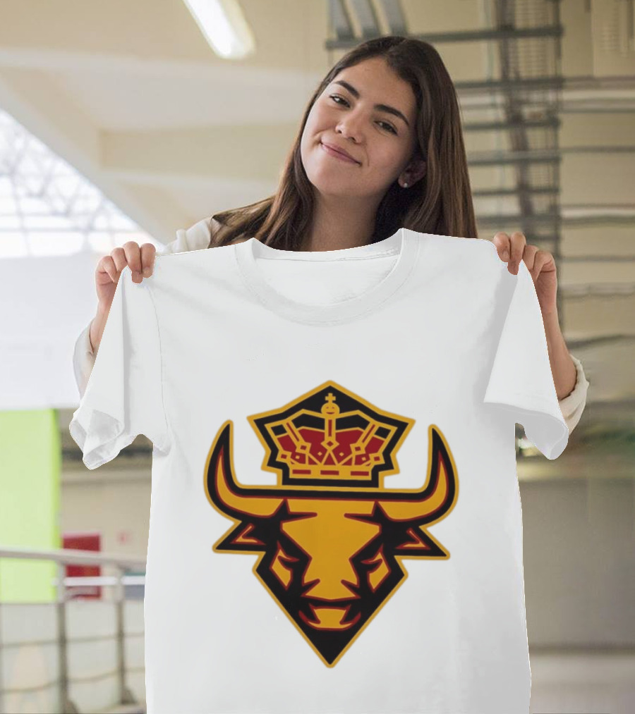 Spain Bull Emblem Royalty Team Crown T-Shirt