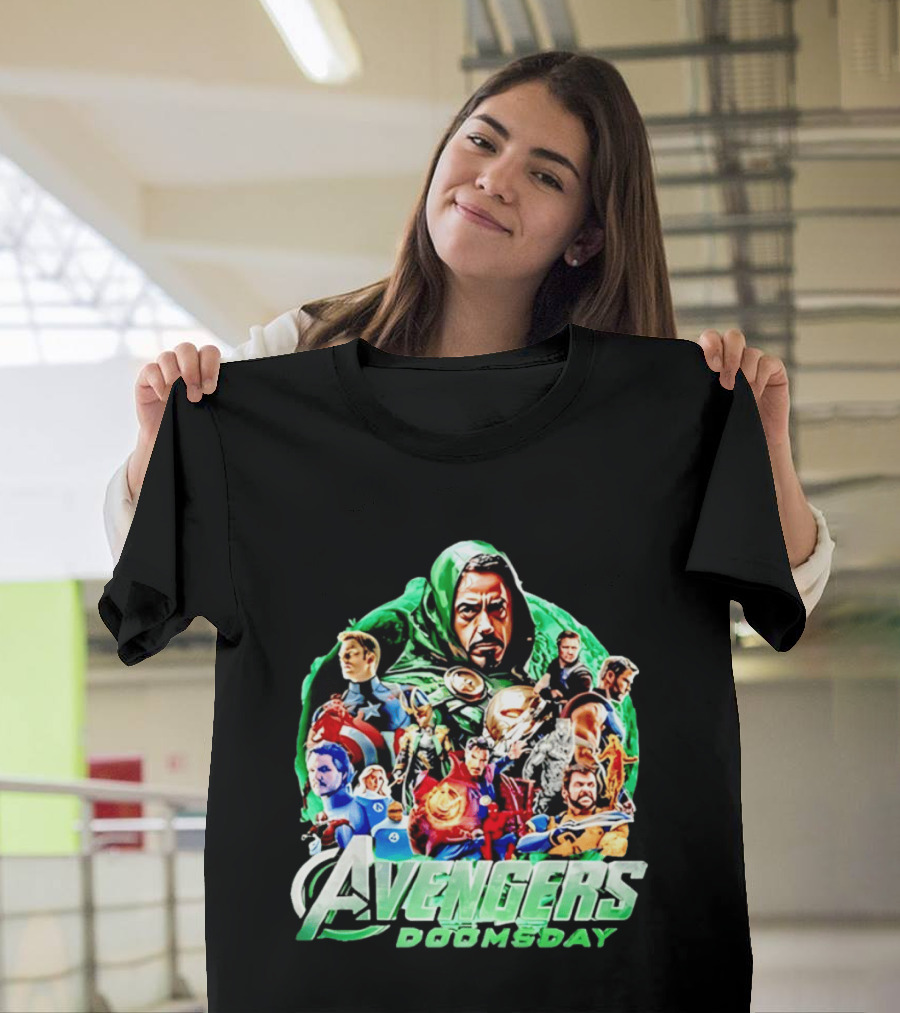Avengers Doomsday Iron Man Captain America Marvel T-Shirt
