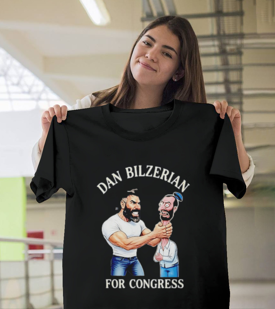 Dan Bilzerian For Congress Political Meme Cartoon T-Shirt