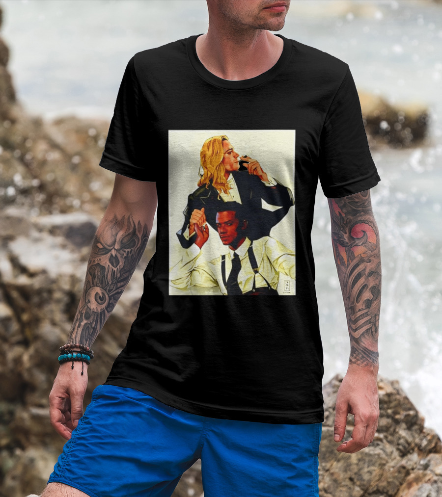 JMH Interview With The Vampire Lestat And Louis Smoking Portraits T-Shirt