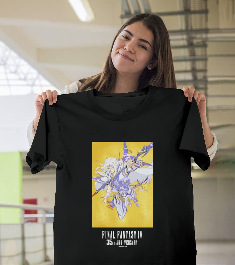 Final Fantasy IV 35th Anniversary Knight Leaping Heroic T-Shirt