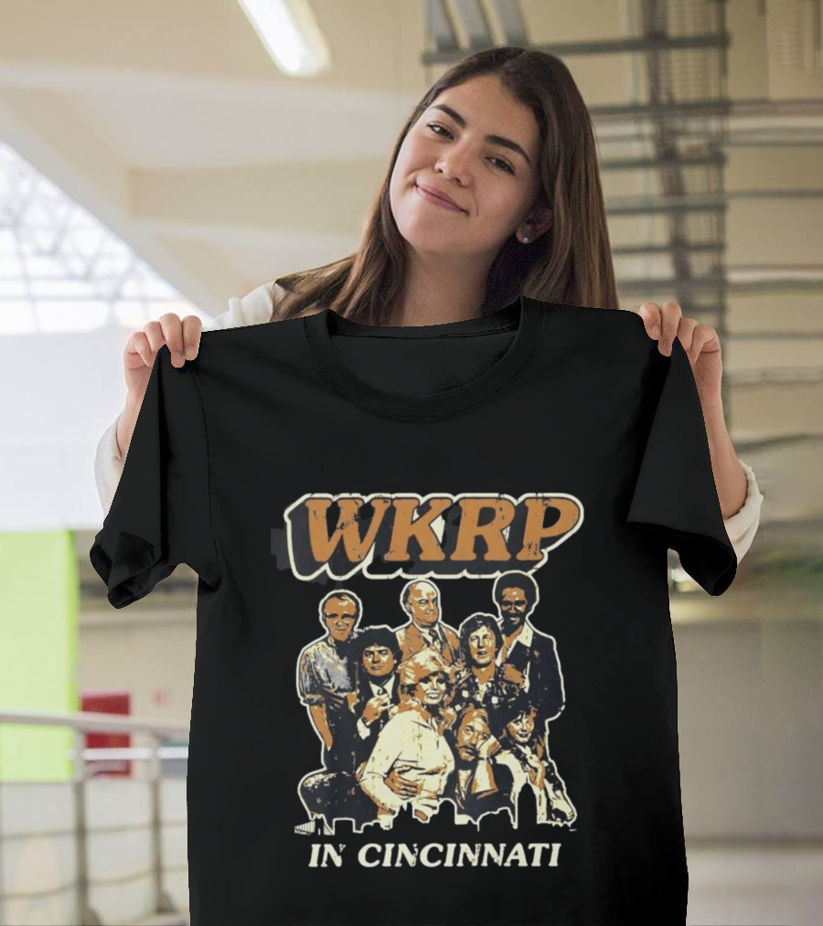 WKRP In Cincinnati Classic TV Show Cast Ensemble T-Shirt