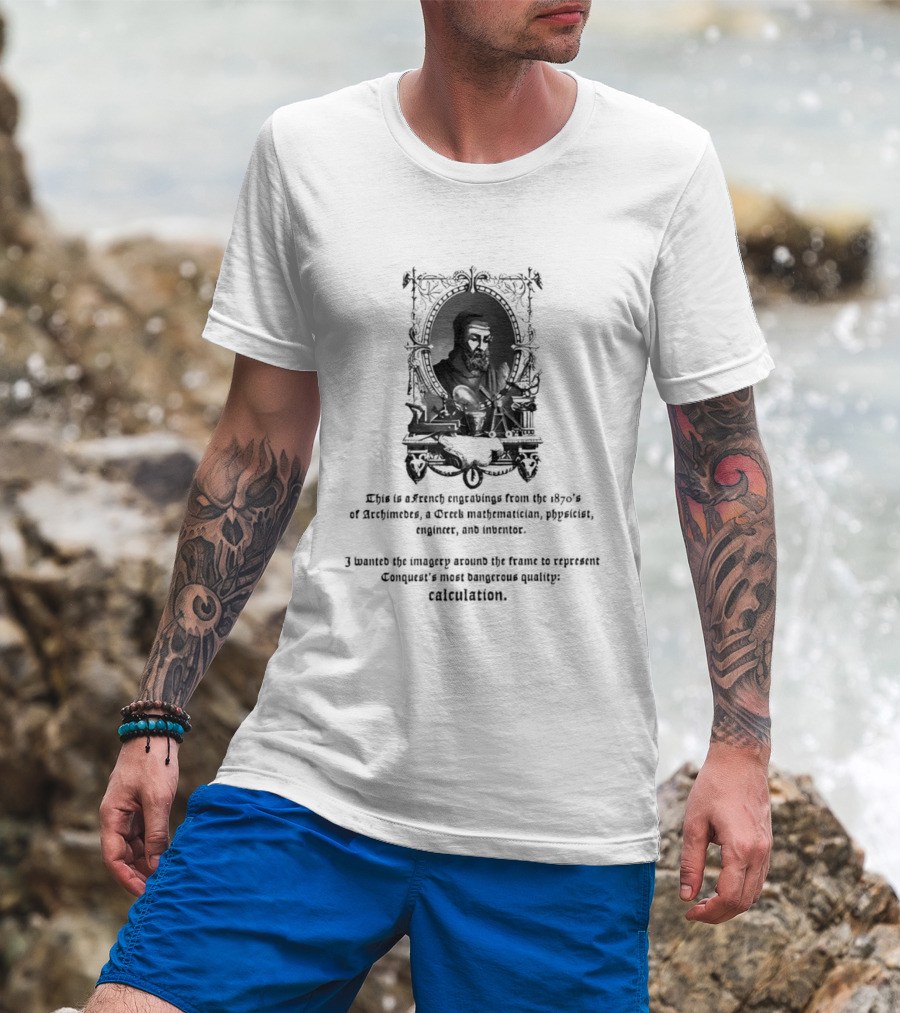 Archimedes Ancient Qualities Science Inspiration Meaning Calculation T-Shirt