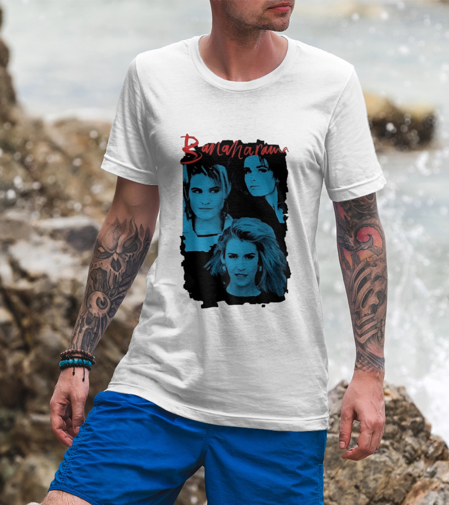 Bananarama 80s Pop Halftone T-Shirt