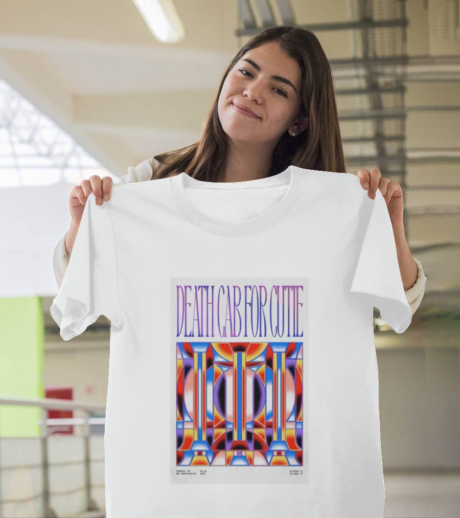 Death Cab For Cutie Toronto ON 07 19 2026 Tour Geometric T-Shirt