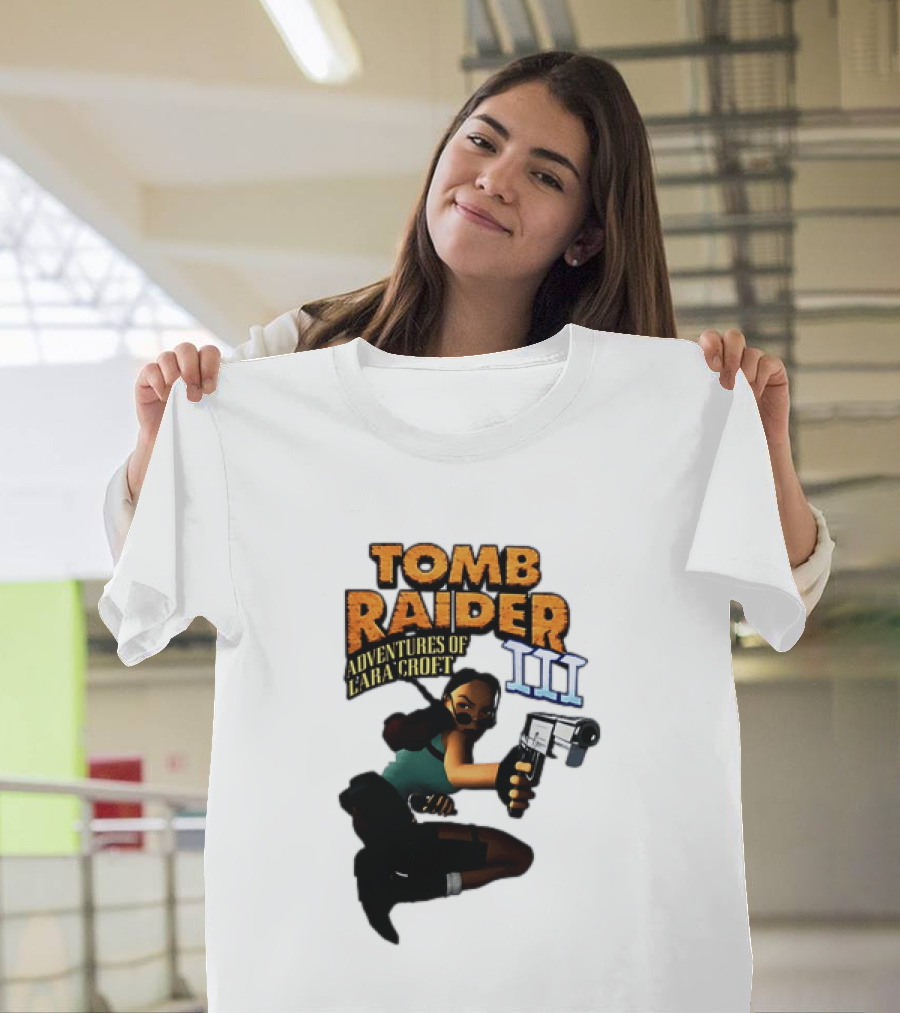 Tomb Raider Adventures Of Lara Croft III Classic Game T-Shirt