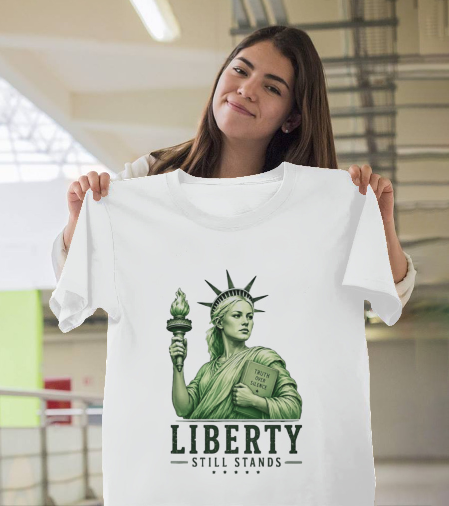 Sophie Cunningham Liberty Truth Over Silence Statue Still Stands T-Shirt
