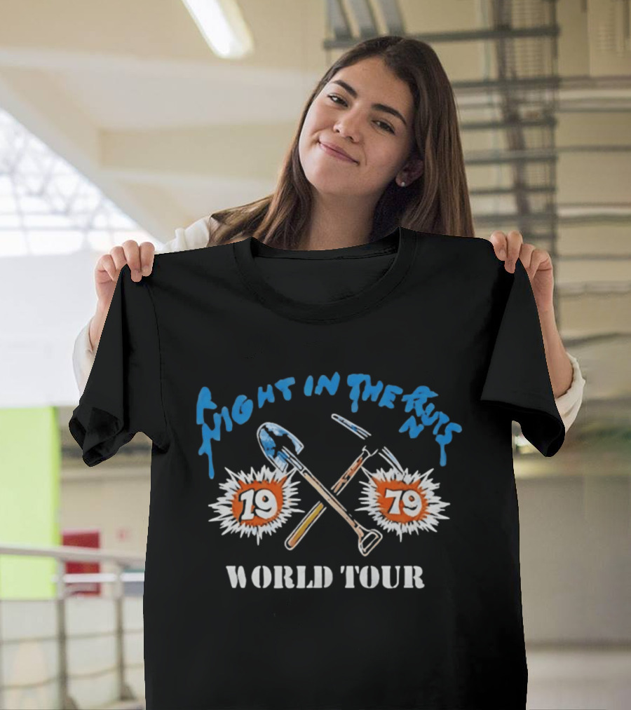 Aerosmith Night In The Ruts 1979 World Tour Shovels And Picks T-Shirt