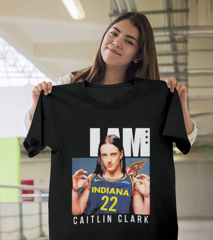 Caitlin Clark Indiana Fever Basketball SLAM Magazine I AM T-Shirt
