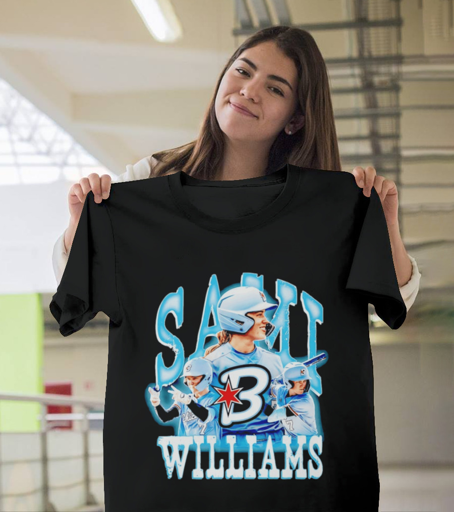 Sami Williams Chicago Bandits Softball Player Star Jersey Number 7 T-Shirt