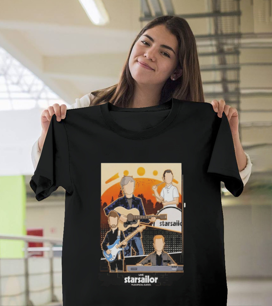 Starsailor Live Plus Special Guests July 25 2026 Old Market Place Warrington Concert Event T-Shirt
